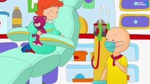 Caillou and Rosie at the Dentist Caillou Cartoon