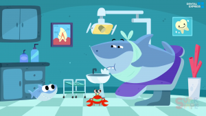 Finny Goes To The Dentist Finny The Shark Cartoon For Kids