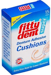 آستر چسب دار دندان مصنوعی مدل Fitty Dent - Cushions