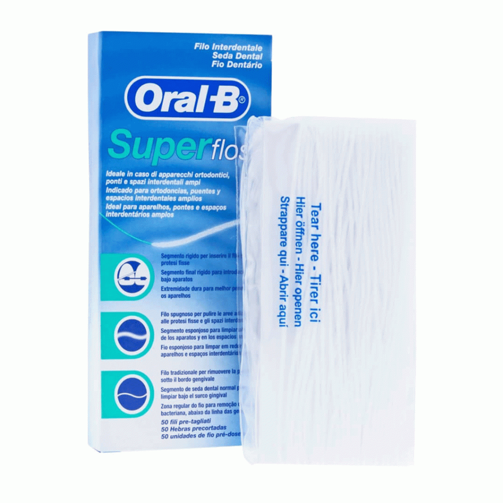 نخ دندان اورال بی سوپر فلاس Oral b Superfloss