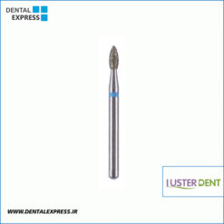 فرز الماسی مدل شعله شمعی پهن توربین 368 لاستردنت - Lusterdent Dental Diamond Burs Pointed Pointed Football 368