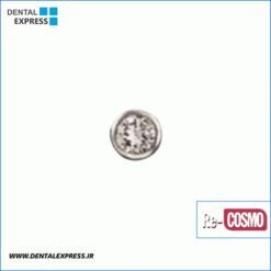 نگین دندان طلا سفید مدل دور درخشان ریکازمو - Recosmo Dental Diamond White Gold Round Brilliant Model