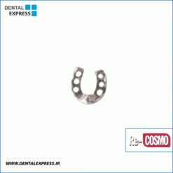 نگین دندان طلا سفید مدل نعل اسب ریکازمو - Recosmo Dental Diamond White Gold Horseshoe Model