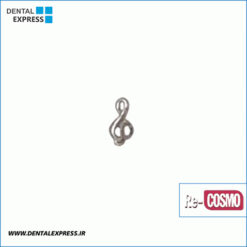 نگین دندان طلا سفید مدل کلید ریکازمو - Recosmo Dental Diamond White Gold Treble clef Model