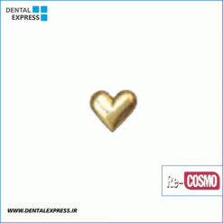 نگین دندان طلا مدل قلب ریکازمو - Recosmo Dental Diamond Gold Heart Model