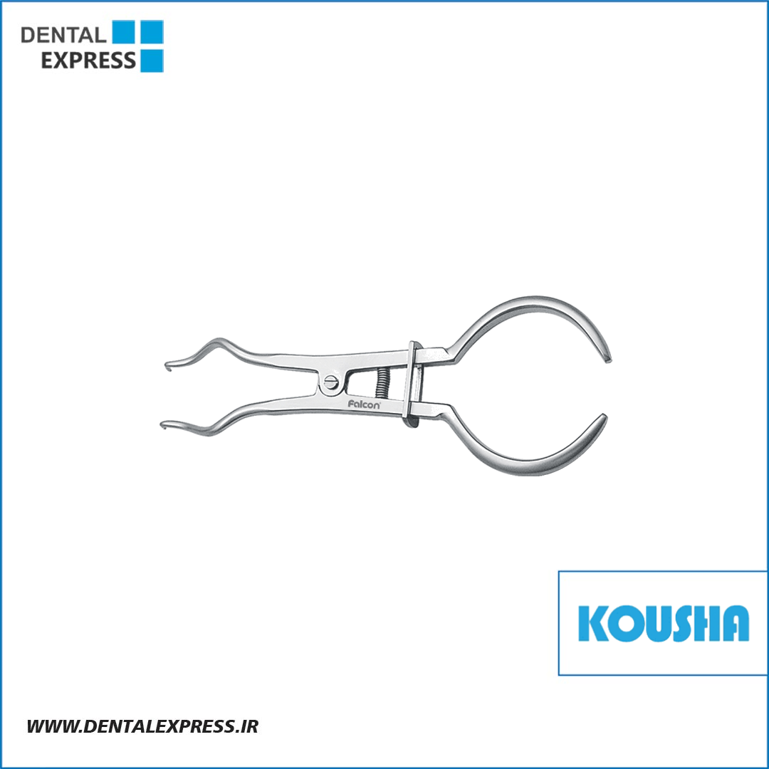 فورسپس كلمپ دو خم ١٧٠mm کوشا – ⁦Kousha⁩