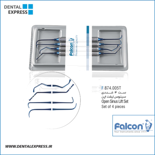 ست سینوس لیفت 4 عددی Open sinus lift set فالکن